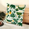 Elephant and flower Cushion Cover Soft Short Plush Pillow Cover Smooth Cozy Texture Aesthetic Cushion Case Home Decor