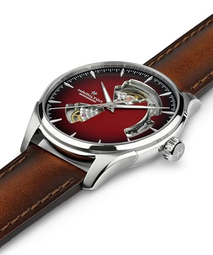 Hamilton Jazzmaster Skeleton Mechanical Automatic Wristwatch H32675570 Gentleman Authorized Guarantee