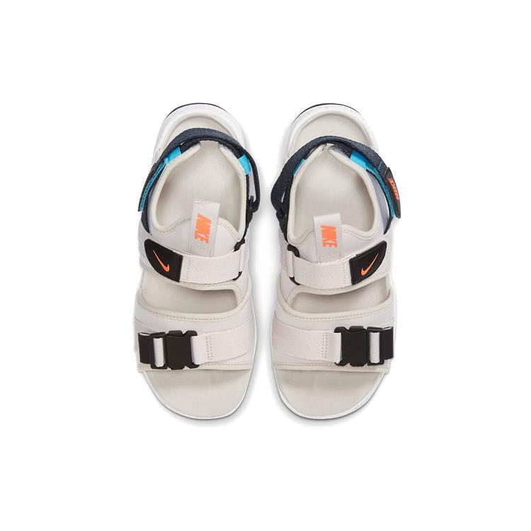 Nové sportovní sandály Nike Outdoor s otevřenou špičkou béžové 'Desert Sand Lagoon Pulse Black' dámské CV5515-004