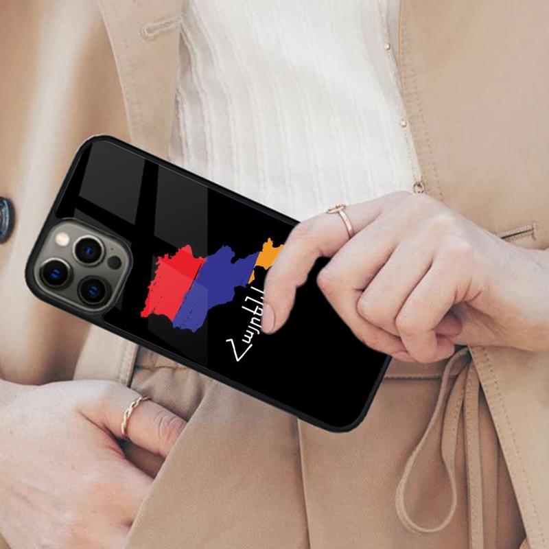 Flag Armenia Coat Arms Magnetic Phone Case For APPLE iPhone 17 Air 16 14 13 12 Pro Max 15 Plus Charge With MagSafe Cover