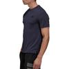 adidas T Shirts Men's Blue Crew Neck Moderate Straight Fit GR7101