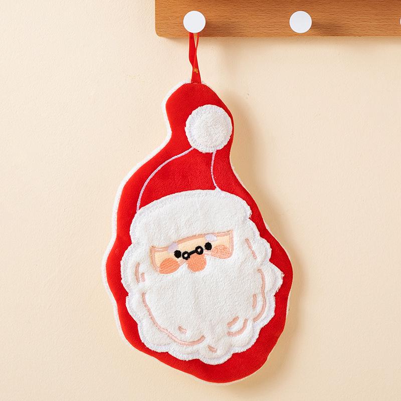 Cute Cartoon Hanging Hand Towel - Absorbent, Thickened Bathroom or Kitchen Dishcloth