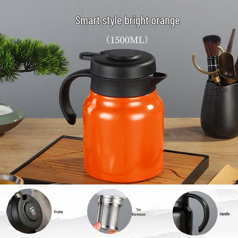 Qiwei 304 Stainless Steel Insulated Tea Infuser Pot