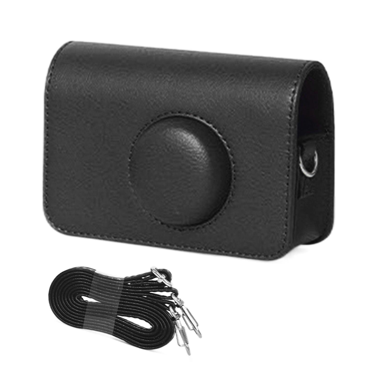 

Чехол из искусственной кожи для KODAK EKTAR H35 F9 501F Защитный чехол Ретро-сумка для камеры Защитный чехол с регулируемым плечевым ремнем чёрный