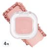 Tony Moly Eye Tone Single Eyeshadow, 414 Pure Pink, 4 Pcs