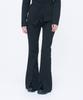 MISEKI SEOUL [Ray Pick] Side Fly Layered Bootscut Pants Black