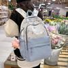 School Bag Girl Junior High School Student Large Capacity High School Backpack Graffiti Cute High School College Student Casual Backpack