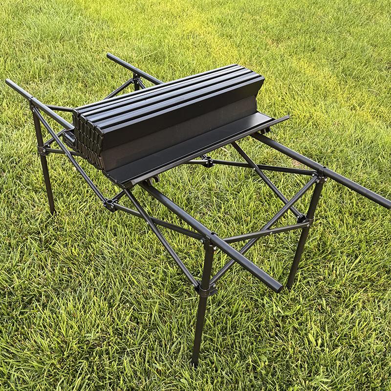 Tan Portable Folding Picnic & BBQ Table