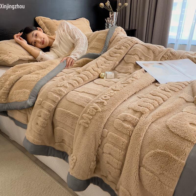 

Зимнее толстое одеяло из кораллового флиса Xinjingzhou