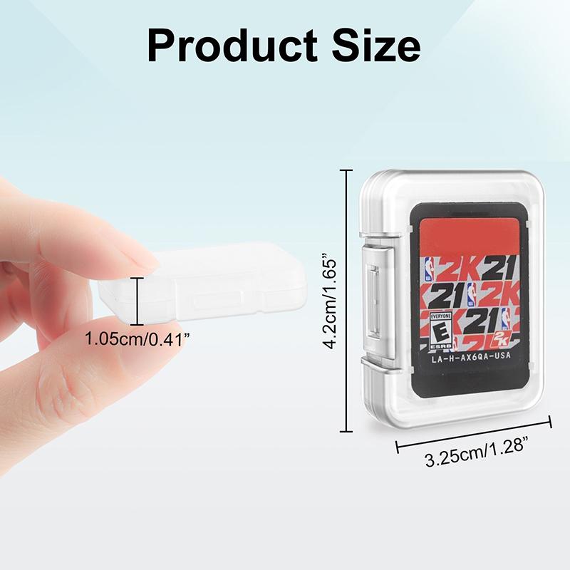 1Pc Mini Portable Game Card Box Storage Display Box For Nintendo Switch Series Protective Cover