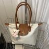 Fashionable And Versatile Ins Shoulder Bag Urban Minimalist Style Soft And Spacious