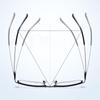 Full Frame Sun Photochromic Gray Square Prescription Eyeglasses Men Metal Student Power Spectacles 0 -0.5 -0.75 To -6.0