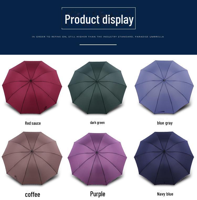 Paradise 3311E Dual-purpose Triple Folding Anti-UV Umbrella