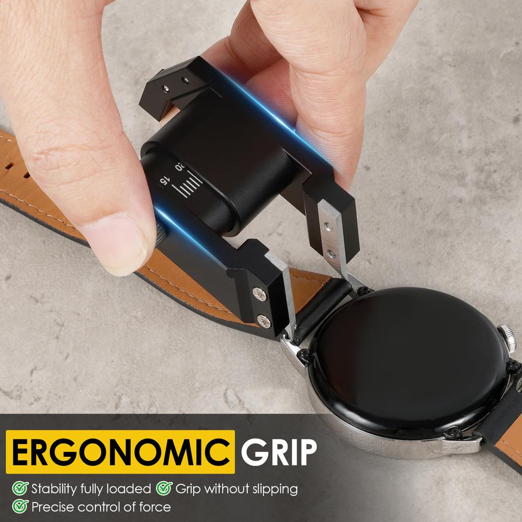 1 Stuk Horlogeband Verwijderaar Tang Veerveren Metaal Horloge Veerveren Gereedschap met Opbergdoos Verstelbare Horloge Veerveren Verwijderingsgereedschappen