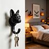 2Pcs Easy‑Mount French Bulldog Wall Hooks, Multi‑Purpose Hanger for Towels Keys Pet Leashes, Home Storage Decor Ornament