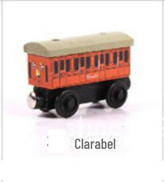 Children's Wooden Toy Train Head Cake Decoration - YB02