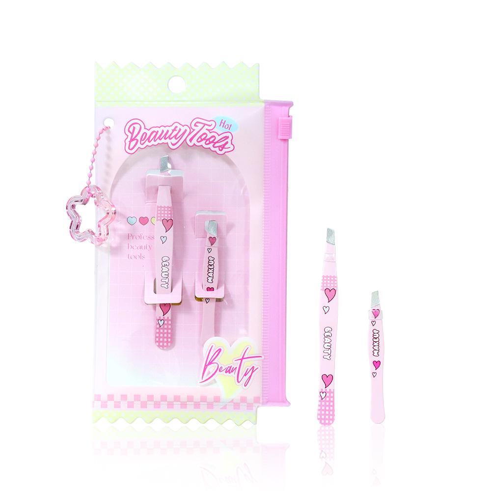 

Candy Series Effort-Saving Eyebrow Tweezers 2-Pack: Slanted Tip for Perfect Eyebrow Shaping