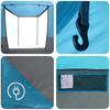 Party Tent Blue 10 Person Capacity 185T Polyester with PU Coating