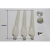 Home Use High Strength Carbon Fibers White Nylon Fiber Wind Turbine Blade Optional Hub Kit for Diy Wind Generator Free Power