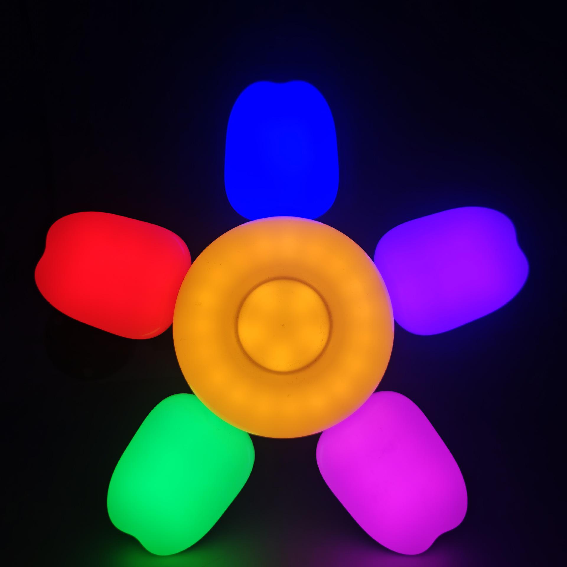 

RGB светодиодный потолочный светильник в форме яблока для спальни, гостиной, кухни с винтовым цоколем E27 Apple 5+1 [Wide Voltage] 50W Colorful