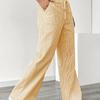 New Women's Striped Pants Casual Street Style Loose-Fit Wide-Leg Pants