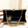 Dames Diner Tas Glanzend Volledig Diamant Horizontale Vierkante Clutch Tas Banket Licht Luxe High-End Avondtas