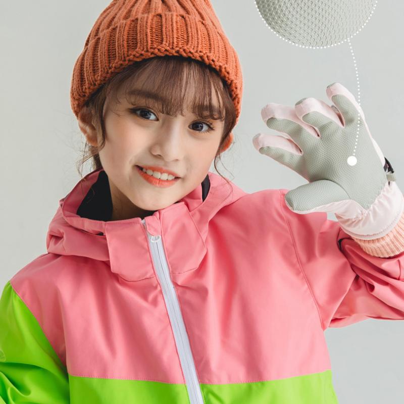 Guanti Da Sci Invernali Per Bambini, Impermeabili E Caldi, Per 9-14 Anni, Regalo Per Ragazzi E Ragazze