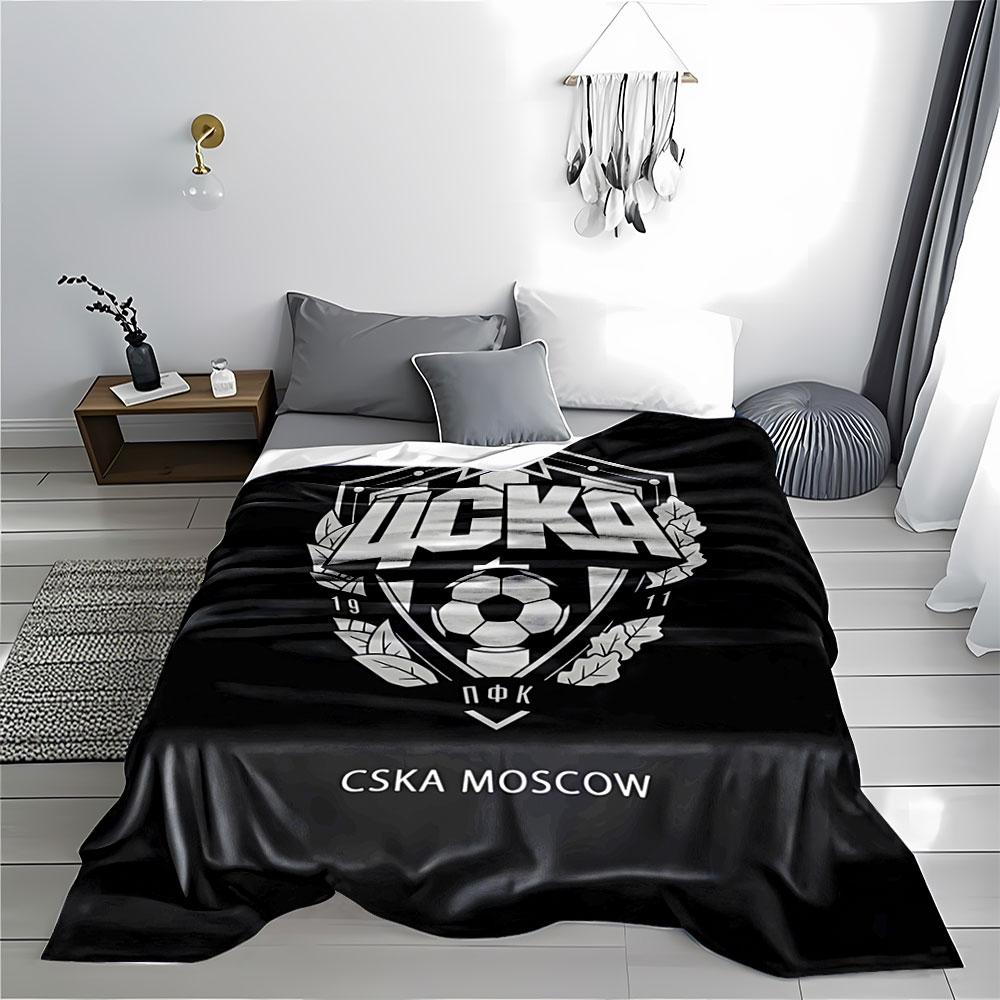 CSKA Moscow Football Logo Blanket for all seasons blanket lunch break throw gift