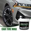 Wheel Shine For Car Tires Wheel Guard And Rim Wax 2L Blackening Effect Polish Maintenance Paste For High Gloss Black Glossy