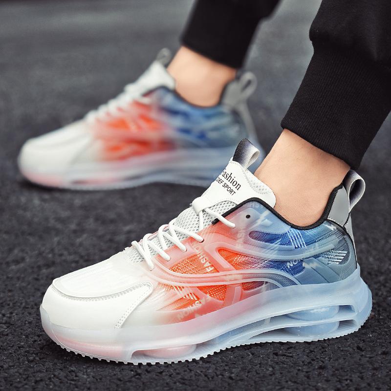 Pantofi bărbați 2024 nou vară respirabili casual alergare pantofi sport antiderapanți cu talpă groasă înălțătoare adolescent tată pantofi la modă