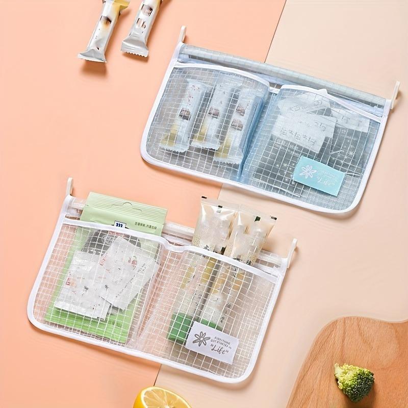1pc Refrigerator Storage Bag, Hanging Organizer for Fridge,Two Colors To Choose From, Kitchen Accessories