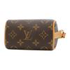 Louis Vuitton Speedy Coated Canvas With Leather Pillow Bag Portable Coin Purse Extra Mini Women's Brown M00544