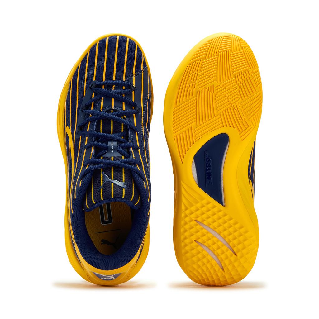 Puma Tyrese Haliburton x All-Pro Nitro Indiana Pacers Herresneakers Blå Marineblå Gull 313307-01