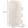 Punch-free Silicone Shower Suction Cup Mounting Base for Bathroom (White)