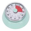 Vintage Kitchen Timer Stainless Steel 60 Minute Countdown Visual Timer with Sound Reminder for Cooking Work Study Yellow