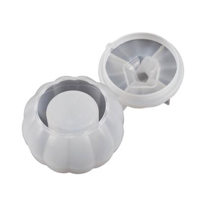 Moule en Résine Silicone Bouteille de Rangement Bocal 3D avec Couvercle Moule Boîte de Rangement Citrouille Moule Résine Époxy Moulage DIY Fabrication de Bijoux