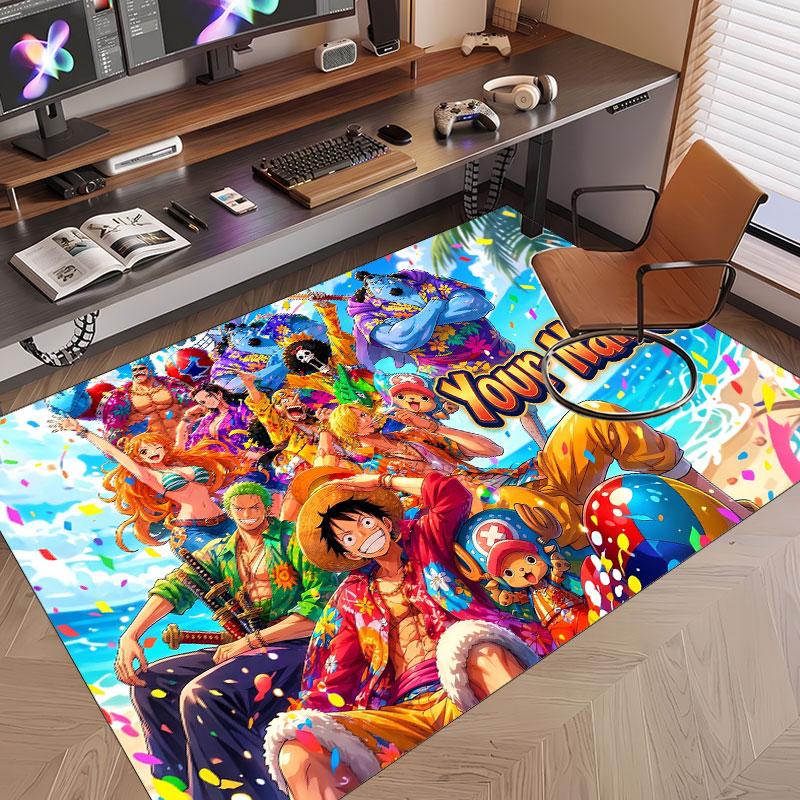 Custom Name Crystal Velvet Rug,One Piece Comfortable Anti Slip Floor Mat For Room Decoration