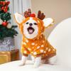 1pc Cute Christmas Reindeer Pet Clothing Is A Must-have Item for Small Cats and Dogs During Christmas