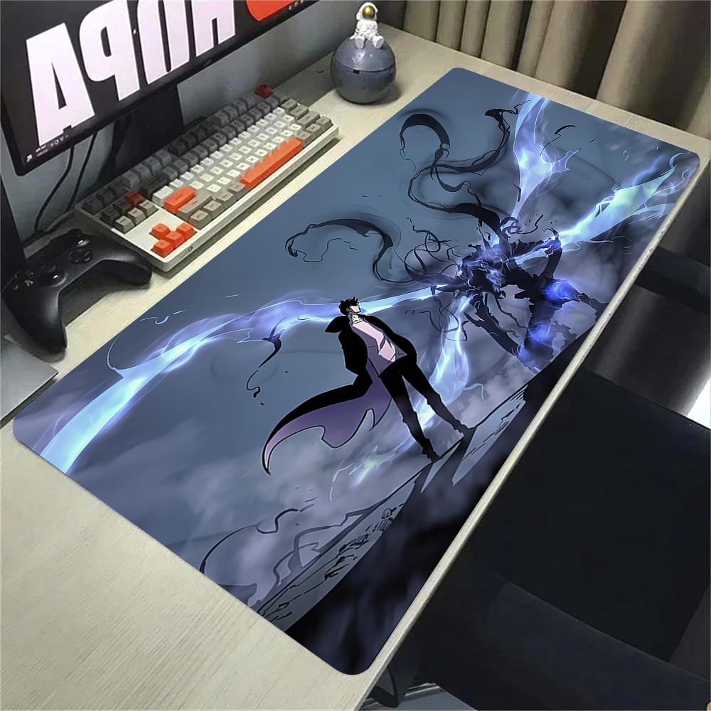 Anime Solo Leveling HD Printing Mousepad xmm Computer Gamer Lock Edge Nonslip Mouse Pad XXL Keyboard PC Protect Table Pad