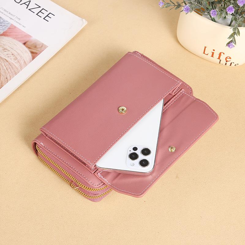 Women Phone Crossbody Bag Mini Shoulder Bag Large Capacity Wallet Purse Fashion Casual Handbag