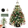 DIY Beaded Christmas Tree Craft Kit, 1D Crystal Pearl Art Project, Handmade Holiday Table Decor Set for Adults & Beginners