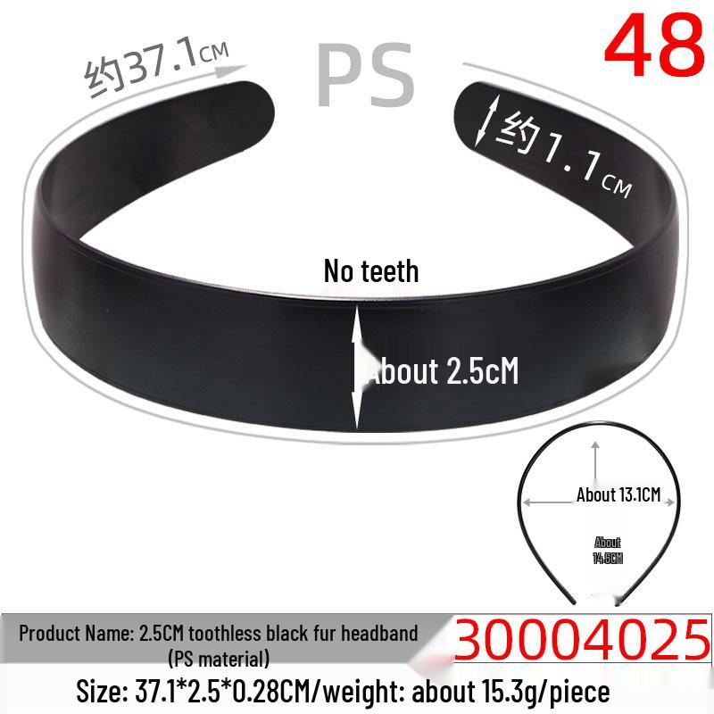 Unisex Invisible Sports Iron Headband - Korean Style Wave Hair Clip.