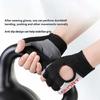 Mounting Bike Nonslip Shock Absorbent Palm Grip Wicking Light Weight Nylon Compressions Glove Half Finger Cycling Glove