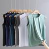 Summer Ice Cool Polyester Cycling Vest for Men Casual Sports Sleeveless Shirt Breathable Sweat Absorbent Plus Size Running Vest