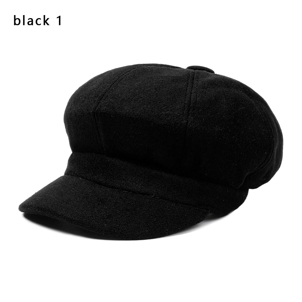 Casual Cotton Autumn Winter Women Beret Sombrero Painter Newsboy Caps Octagonal Cap Hats