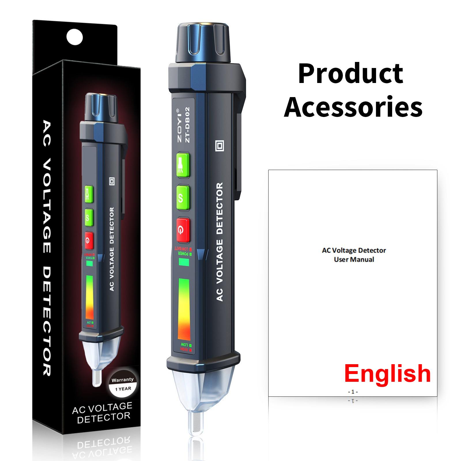 

Voltage Test Pen Multi-function Portable Electric Pen Non-contact Breakpoint Zero Live Wire Detector Electrician Powerful Tools