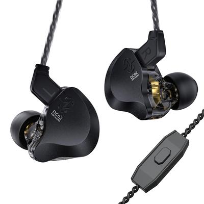 New Yinyoo CCZ DC02 SOLO Wired Canal Dual Magnetic Circuit DD Composite Moderate Low Volume and Rich and Spatial Feeling Can Be Suitable for