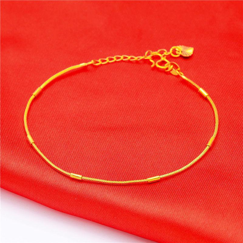 

Позолоченный браслет-сердце с четырехлистным клевером для женщин