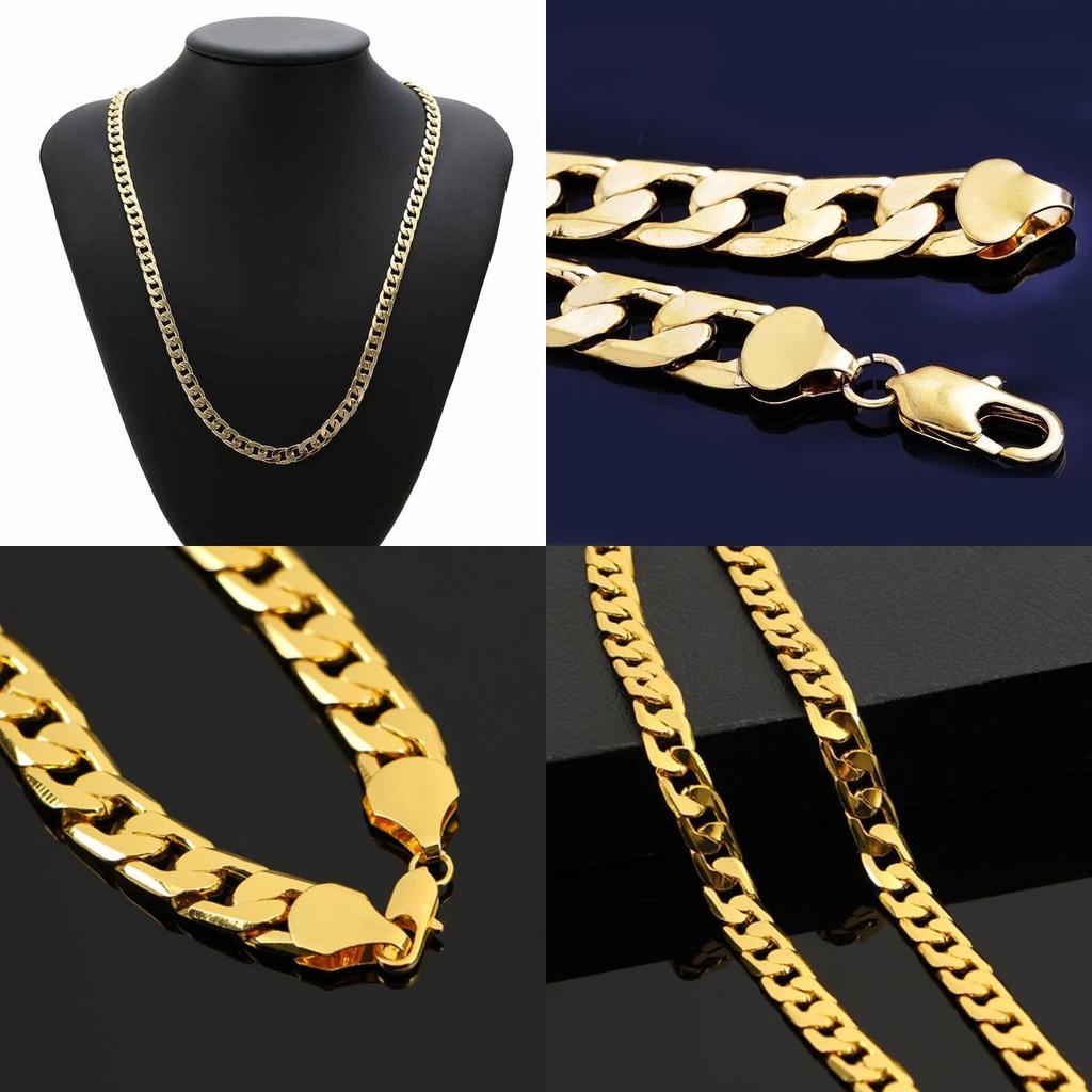 Men's Fashion Necklace Punk Curb Link Chain 60cm Premium Quality Classic Appeal