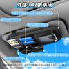 Car Visor Storage Extra Large Side Net Sun Visor Large Capacity Sunglasses Holder for Prius New Prius 60 Series Custom Interior Parts Car Interior